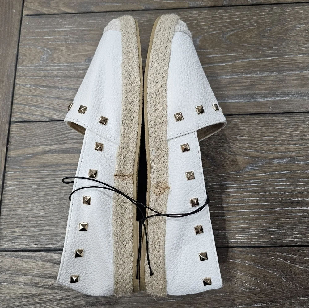 Alexis Bendel Studded Espadrille Alpargata, Size 9, NWT